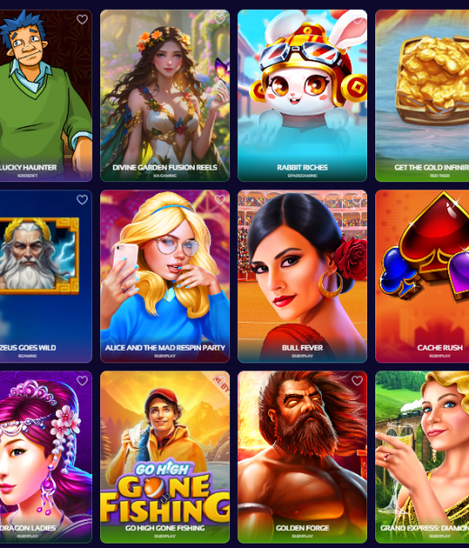 Banner for registrering hos Spinmacho online casino med casinobonuser